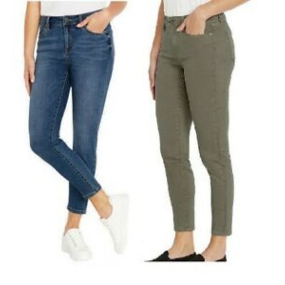 2 Pairs Buffalo Ankle Skinny Jeans-Size 12